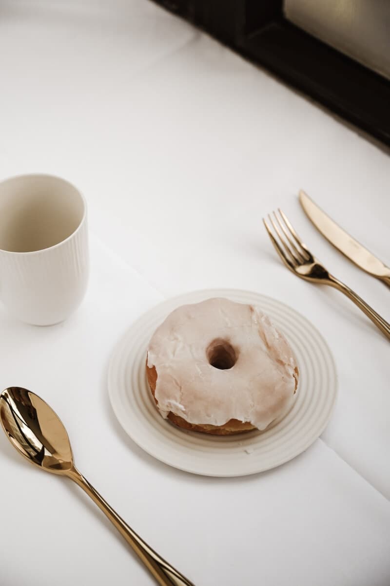 Délicieux donut au chocolat