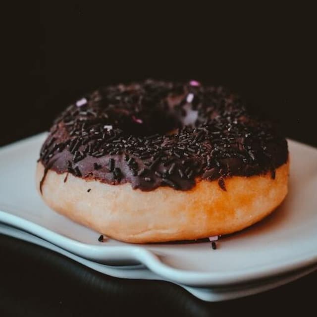 Donut au chocolat
